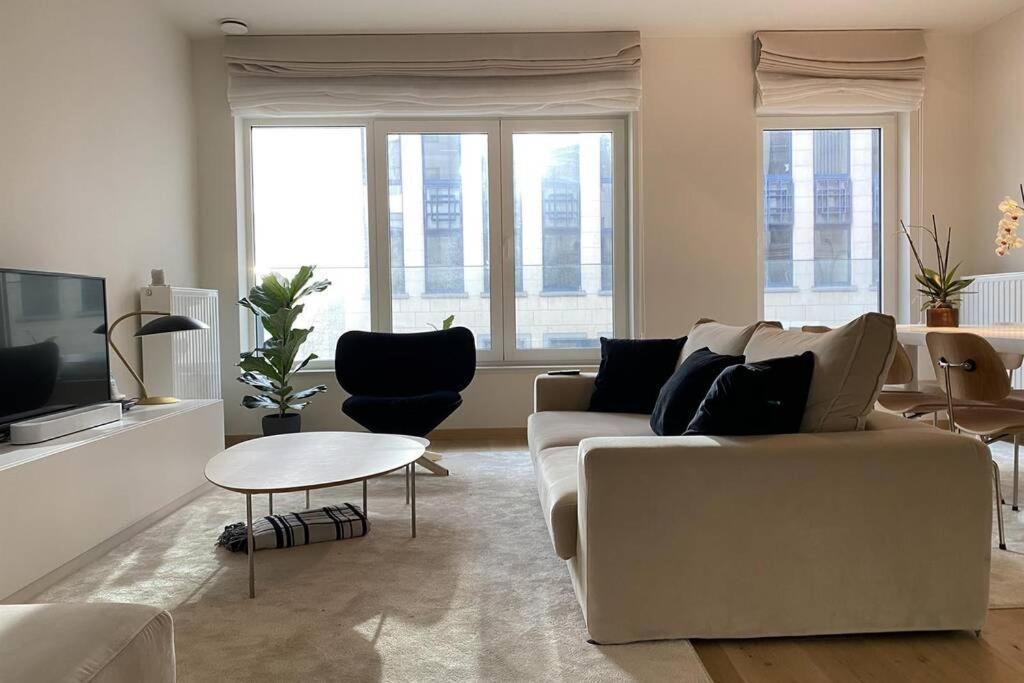 Bright Luxury Apartment Heart Of Brussel Bagian luar foto