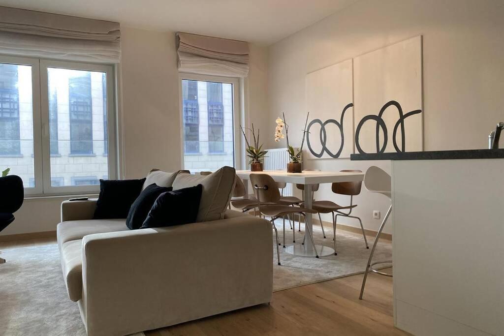 Bright Luxury Apartment Heart Of Brussel Bagian luar foto